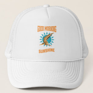 Good Morning Sunshine Pterodactyl Dino Trucker Hat