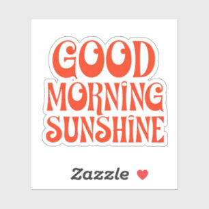Good Morning Sunshine Retro Decor Print