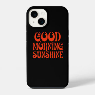 Good Morning Sunshine Retro Decor Print iPhone 14 Case