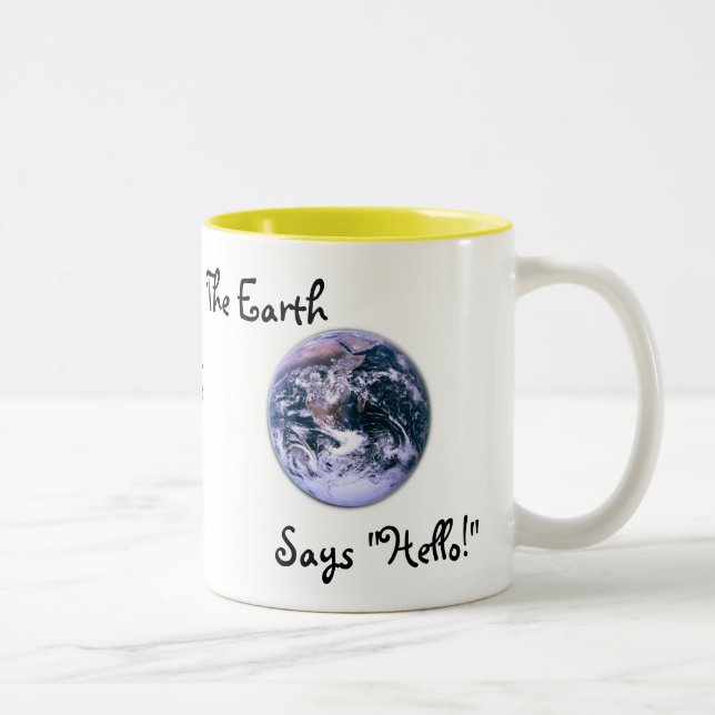 Good Morning, Sunshine, Two-Tone Coffee Mug (Right)