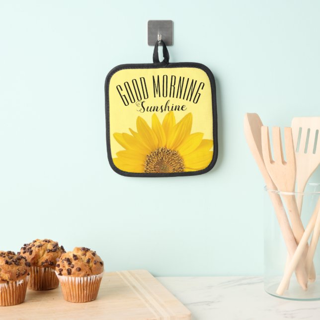 Good Morning Sunshine Yellow Sunflower Pot Holder (Insitu(Hanging))