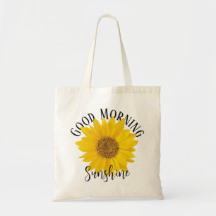 Good Morning Sunshine Yellow Sunflower Tote Bag