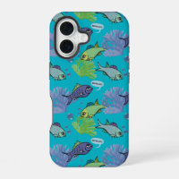 Good Morning Swimming Fish Coral Reef Pattern