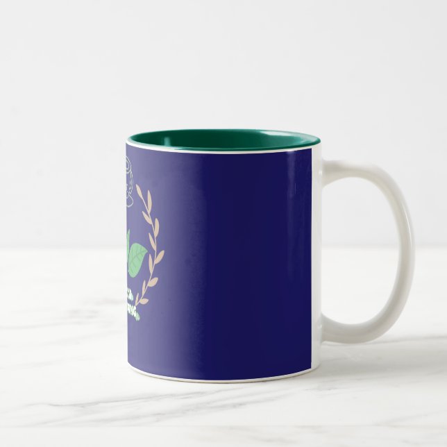 "Good Morning" tea Cup Design Mug (Right)