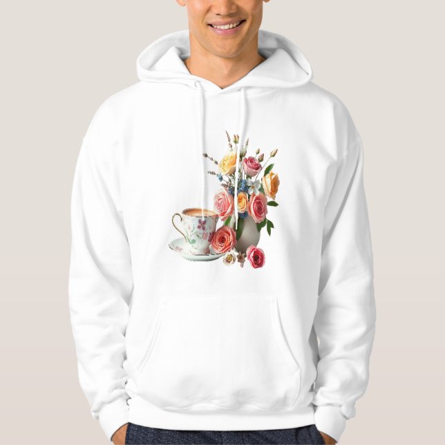Good morning tea  hoodie (Front)