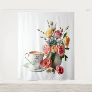 Good morning tea tapestry