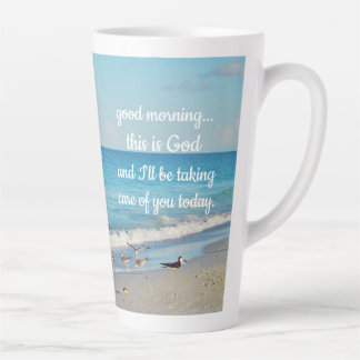 "Good morning, this is God" Giant Coffee Mug
