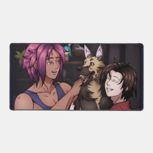 Good Morning to You Desk Mat