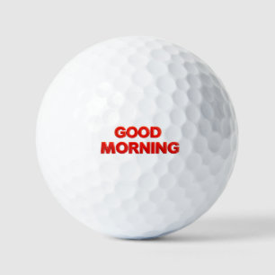 Good Morning Vibes Golf Balls
