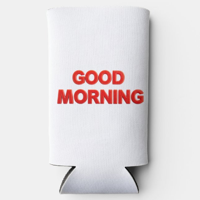 Good Morning Vibes Seltzer Can Cooler (Front)
