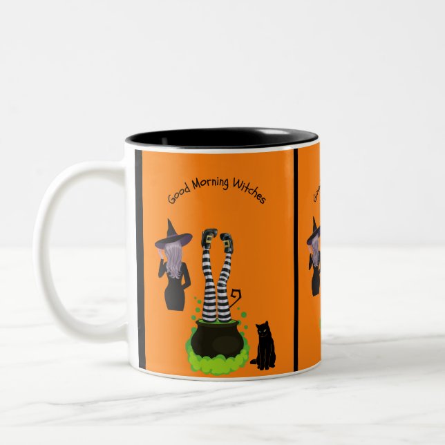 Good Morning Witches coffee mug (Left)