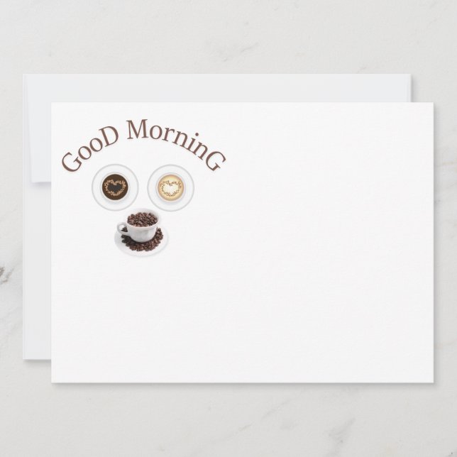 Good morning with coffee (Front)