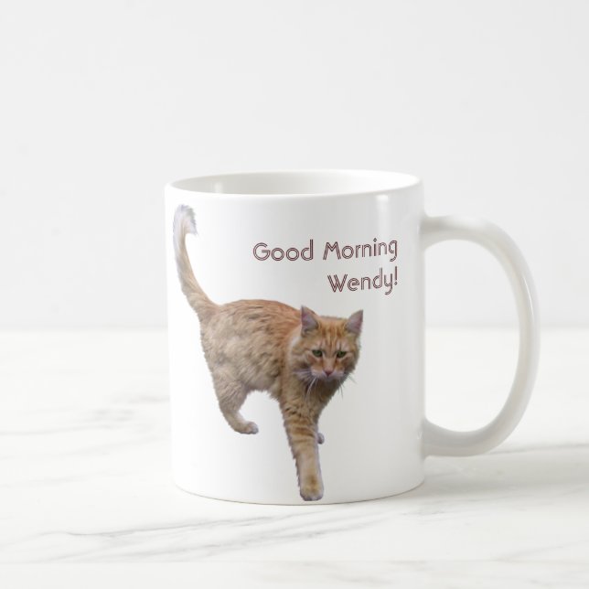 Good Morning (your name here) Coffee Mug (Right)