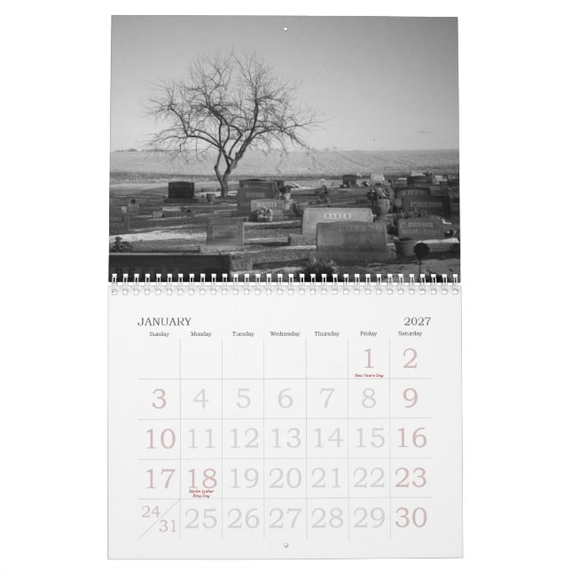 Good Mourning, Glory! 2011 Calendar (Jan 2027)