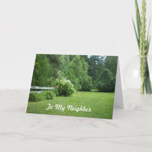 Good Neighbour Day-May+19th Thank You Card