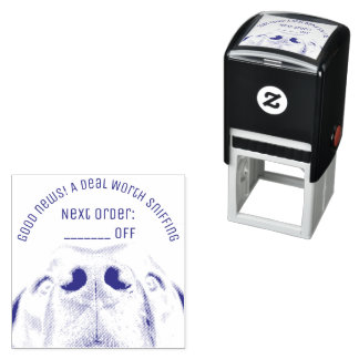 Good News A Deal Worth Sniffing Business Discount Self-inking Stamp
