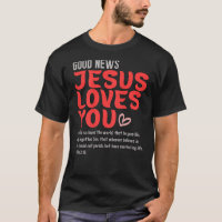 Good News Jesus Loves You Christian Message Bible 