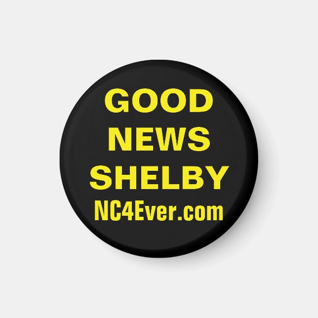 good news shelby magnet (Front)