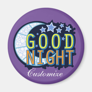 Good Night Crescent Moon Thunder_Cove Magnet