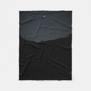 Good Night Earth Fleece Blanket