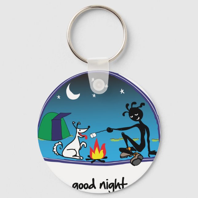 "Good Night!" Key Ring (Front)