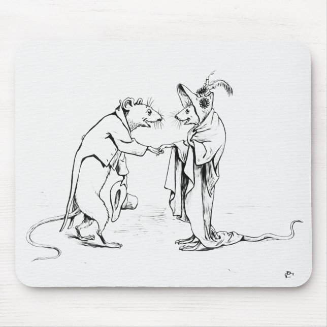 Good Night Mice Mouse Pad (Front)