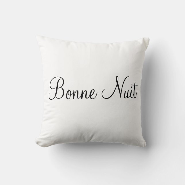 good night pillow bonne nuit (Front)