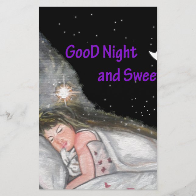 Good Night Stationery (Front)