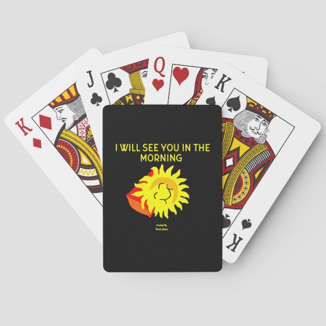 Good Night Sun Playing Cards (Back)