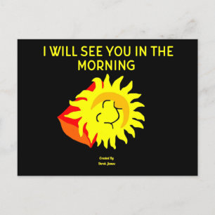 Good Night Sun Postcard