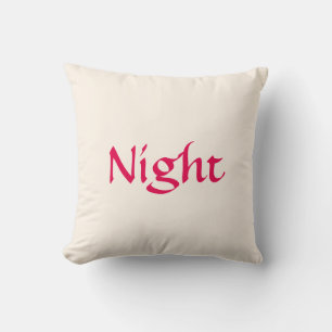 Good Night Throw Pillow