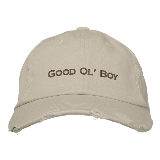 Good Ol' Boy embroidered baseball hat cap (Front)