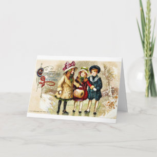 Good Old Christmas Holiday Card