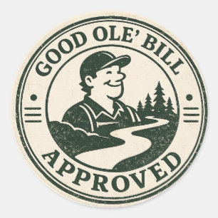 Good Ole’ Bill Approved Seal Sticker