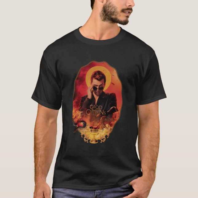 Good Omens - Crowley Chalice T-Shirt (Front)