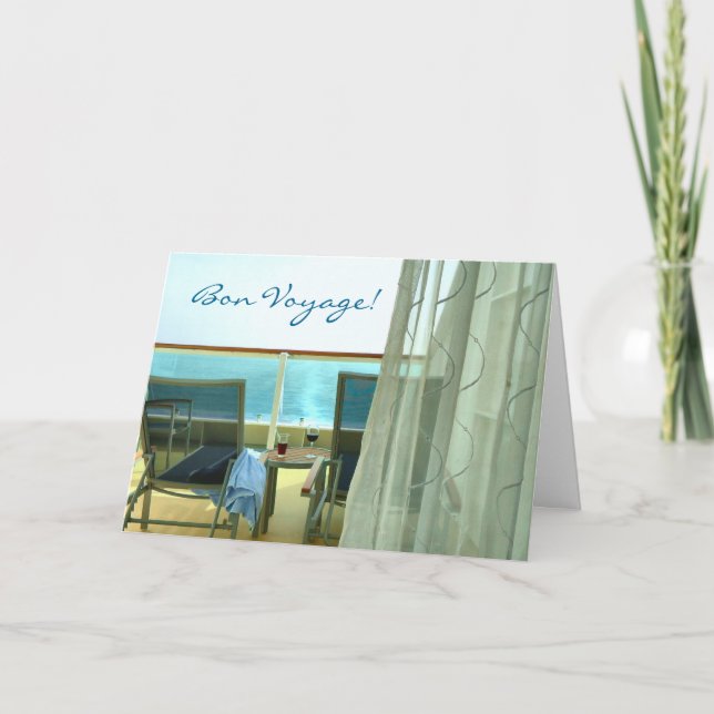Good on Board Custom Bon Voyage Card (Front)