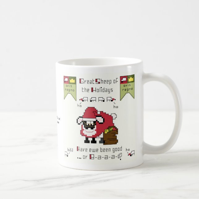 Good or B-a-a-a-d Christmas Mug (Right)