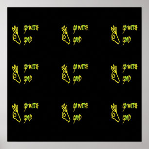 GOOD PEACE HANDS TOGETHER LOVE PEACE HAPPYNESS POSTER