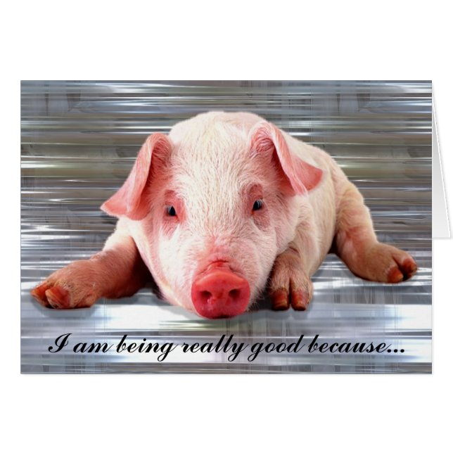 Good Pig Customisable (Front Horizontal)