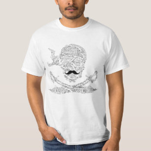 Good Pirates Words White Man T-shirt
