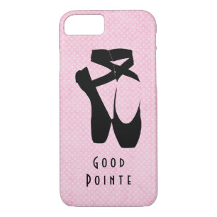 Good Pointe Black Ballet Shoes En Pointe Case-Mate iPhone Case