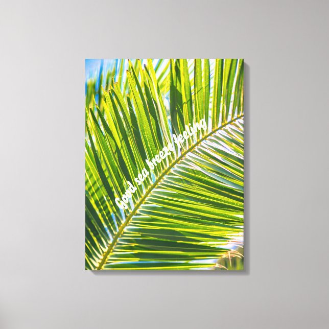 Good sea breeze feeling canvas print (Front)