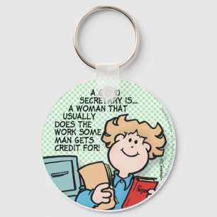 Good Secretary Key Ring