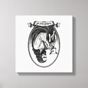 Good Shepherd Jesus Vintage Engraving Faith Shirt Canvas Print