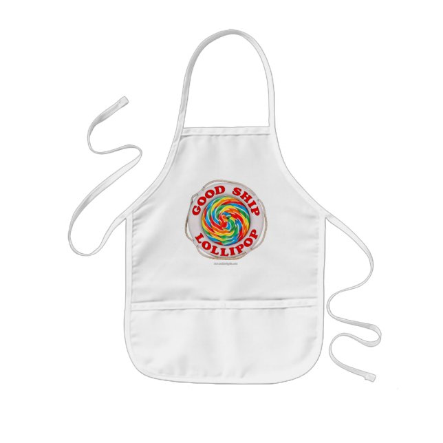 Good Ship Lollipop... Kids Apron (Front)
