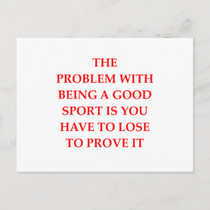 good sport postcard