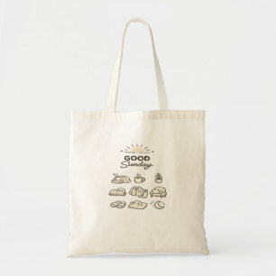 GOOD SUNDAY Cosy Slow Living Design LUNIO™ Tote Bag