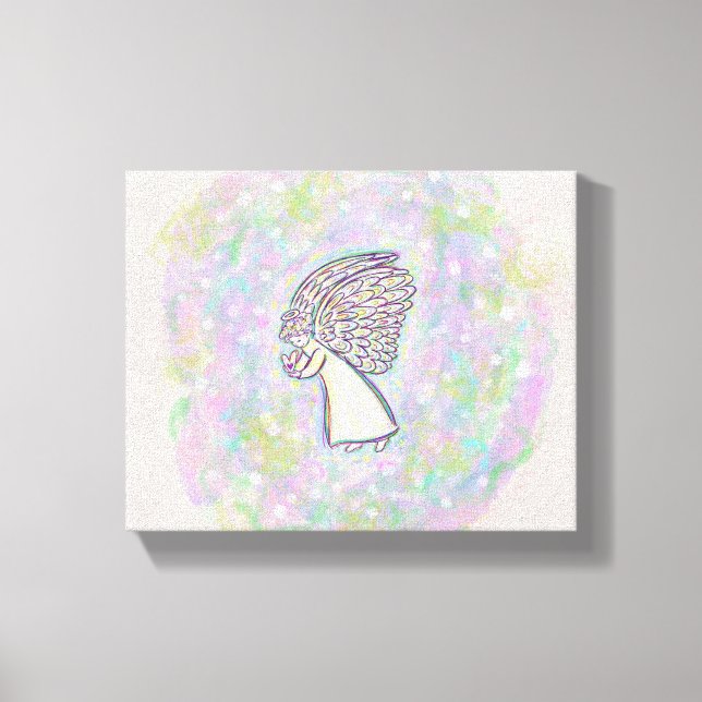 Good Things Angel Painting Wrapped Canvas Art (Front)