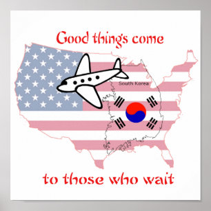 good things come to those who wait - Korean adopti Poster