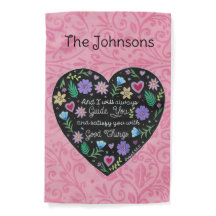 Good Things Floral Heart Personalised